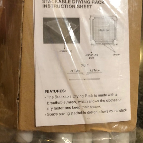 Stackable drying rack - Picture 2 of 2